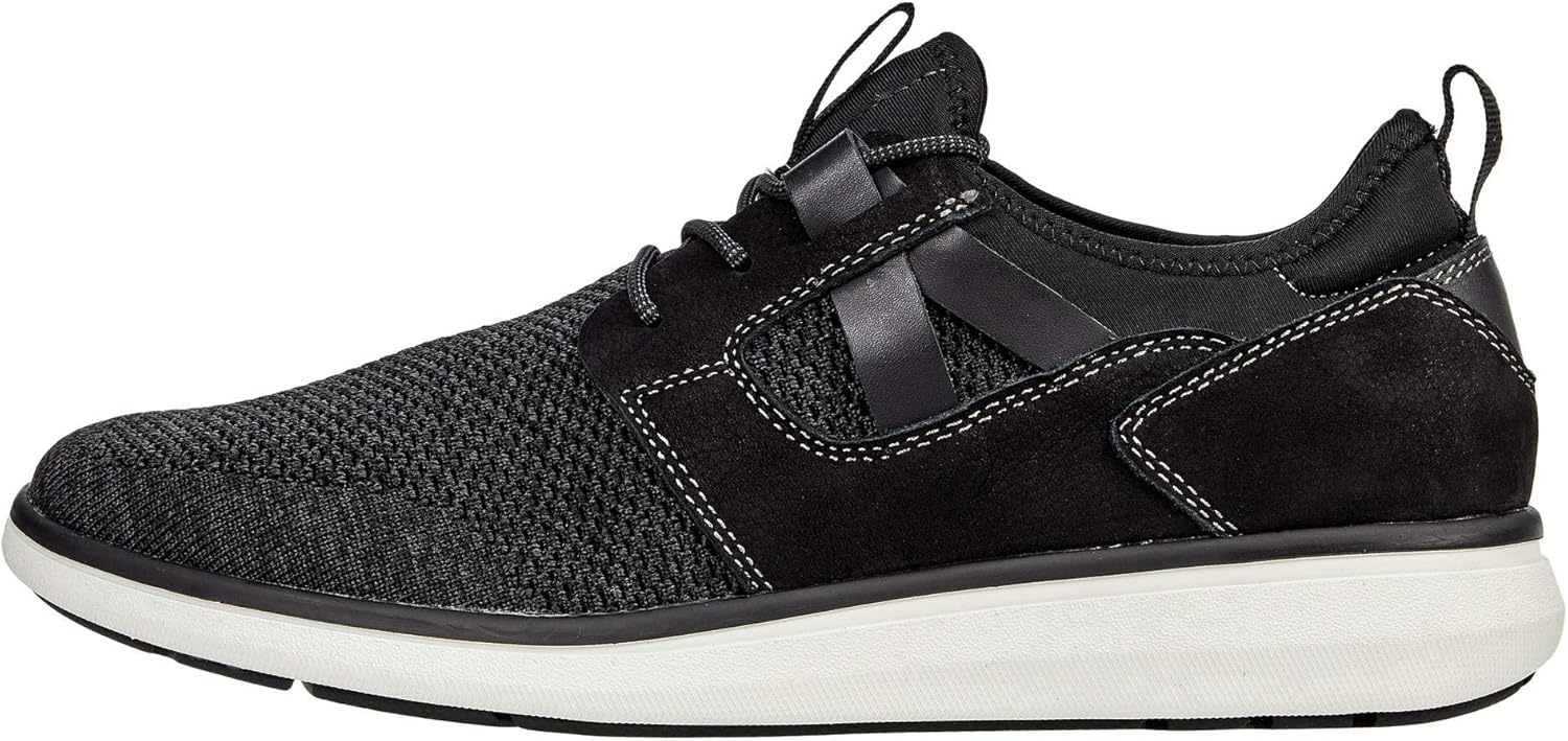 Мужские туфли Florsheim, Venture Knit, оксфорды с гладким носком, черный — фото 4