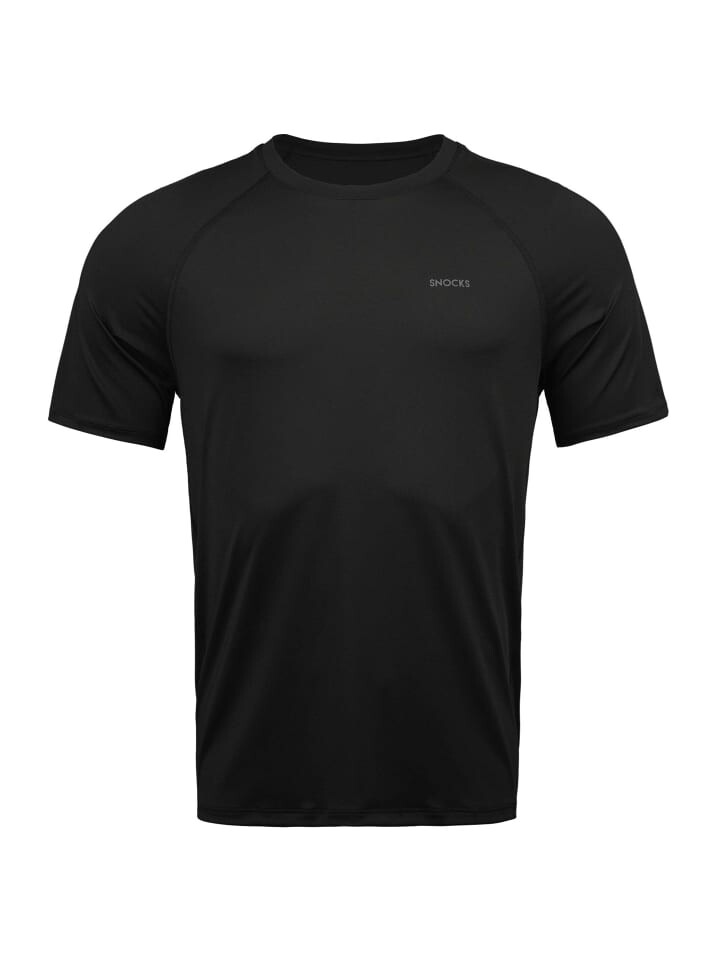 

Функциональная рубашка SNOCKS Trainingsshirt Raglan Herren 1 Stück, черный