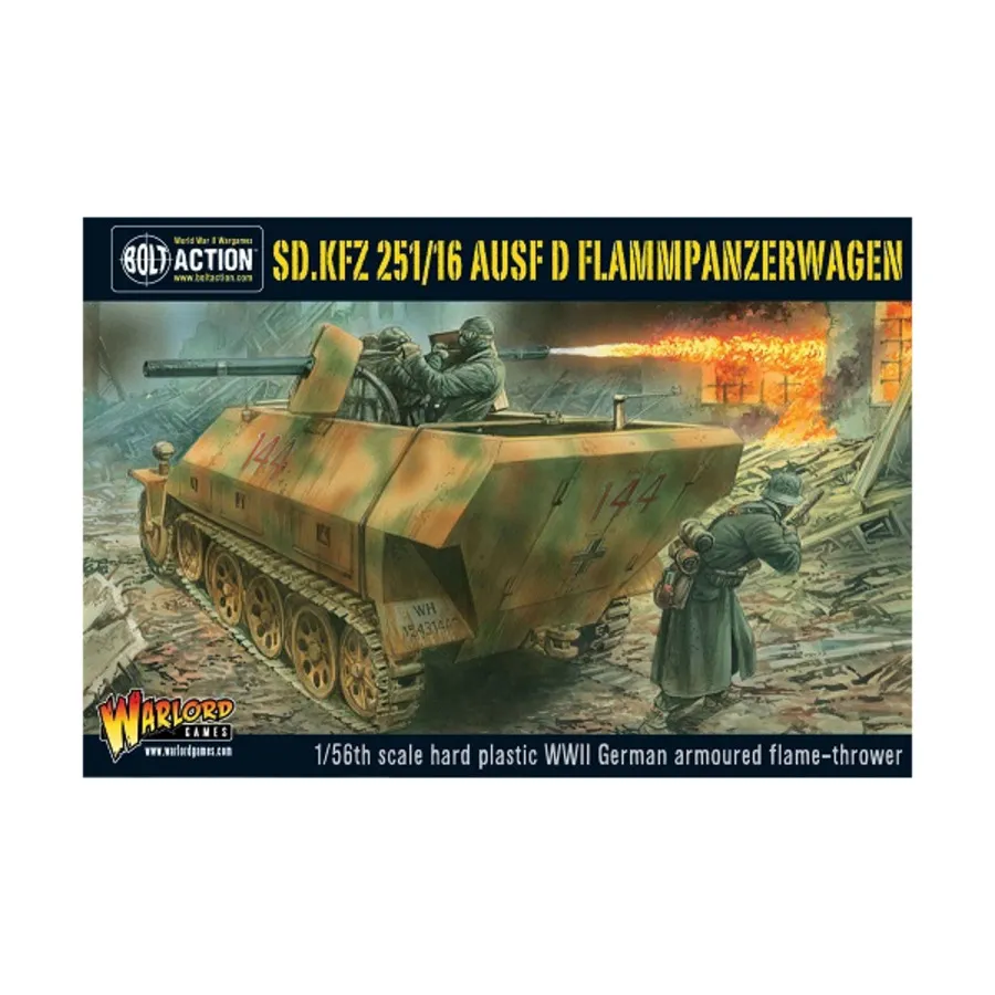 

SD.KFZ 251/16 Ausf D Flammpanzerwagen, Bolt Action - German - SD. KFZ (28mm)