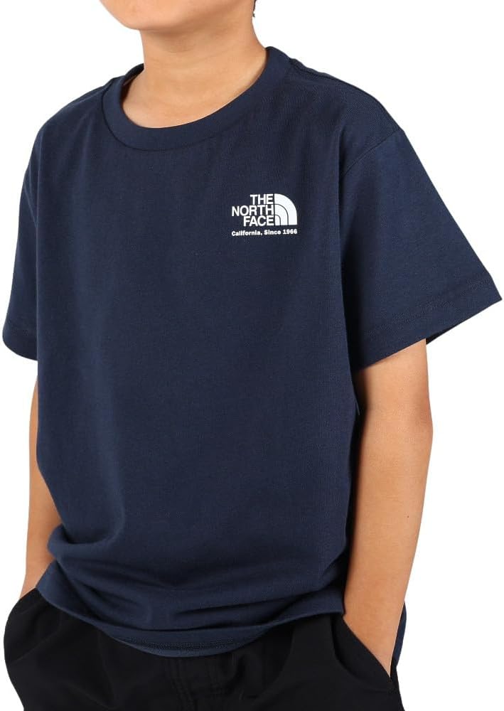 

Детская футболка с коротким рукавом THE NORTH FACE с историческим логотипом (NTJ32356) унисекс, темно-синий