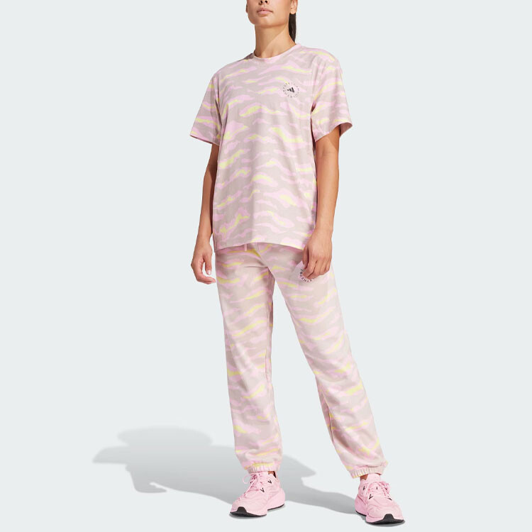 Футболка из органического хлопка с графическим принтом от Stella McCartney Adidas — фото 4