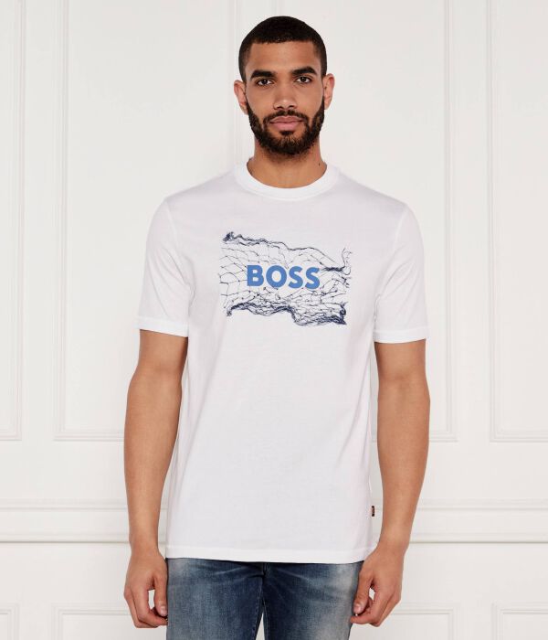 

Футболка te_logospace Regular fit Boss Orange, белый