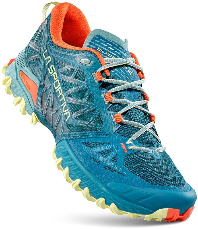 Женские кроссовки для трейлраннинга Bushido III La Sportiva, Everglade/Zest — фото 3