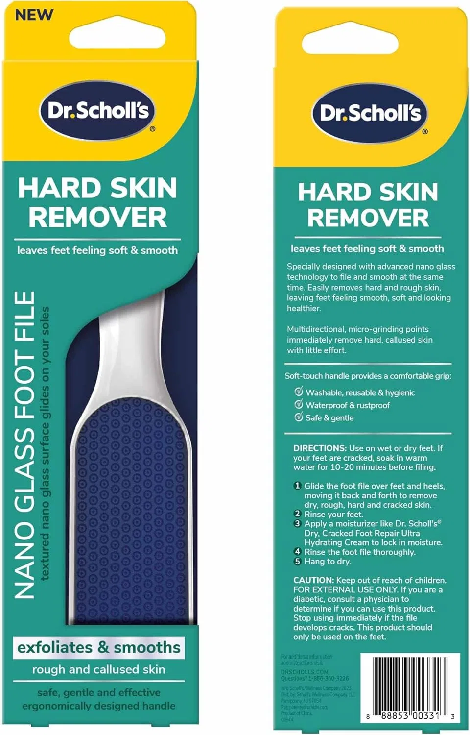Пилка для ног Dr. Scholl's Nano Glass для огрубевшей кожи Dr. Scholl'S — фото 2