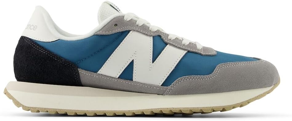 Мужские кроссовки для бега по шоссе New Balance 237 V1 Classic, Grey/Grey — фото 3