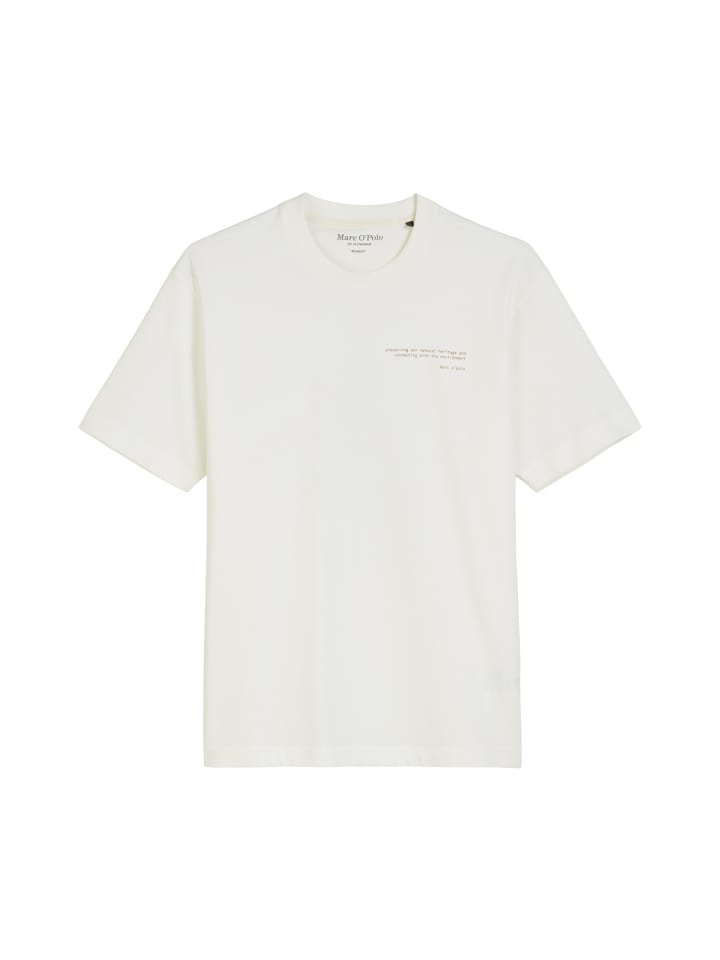 

Футболка свободного кроя шелковисто-белого цвета Marc O'Polo, Белый, Футболка свободного кроя шелковисто-белого цвета Marc O'Polo