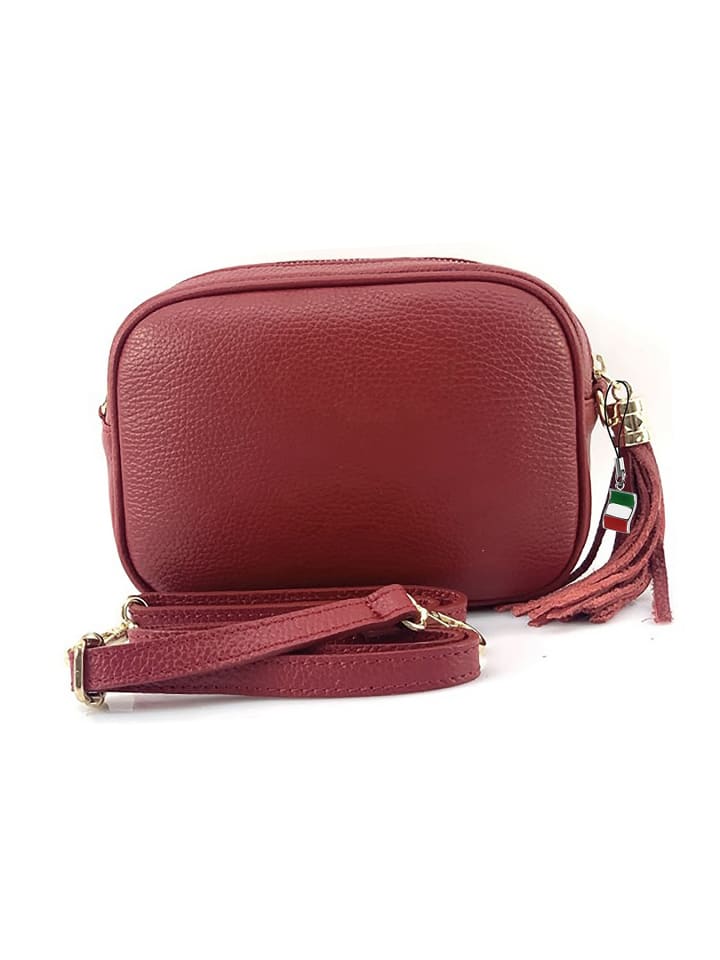 

Кожаная сумка через плечо Florence, красная, примерно 21 см Florence