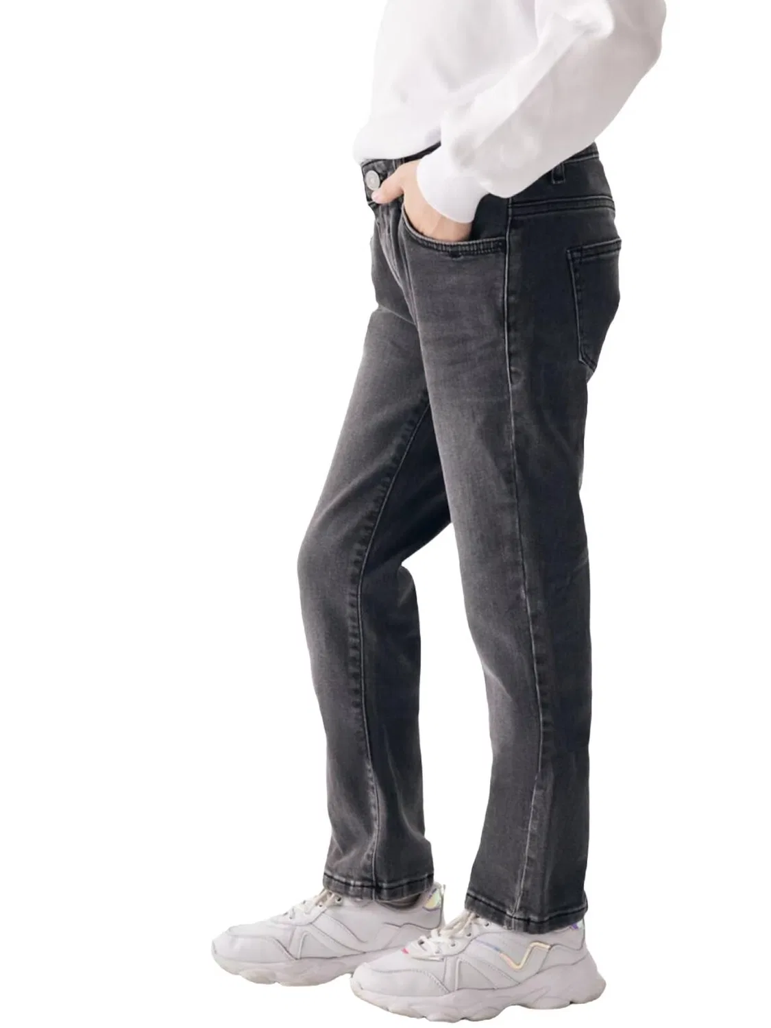 Свободные джинсы Ltb Jeans, серый — фото 2