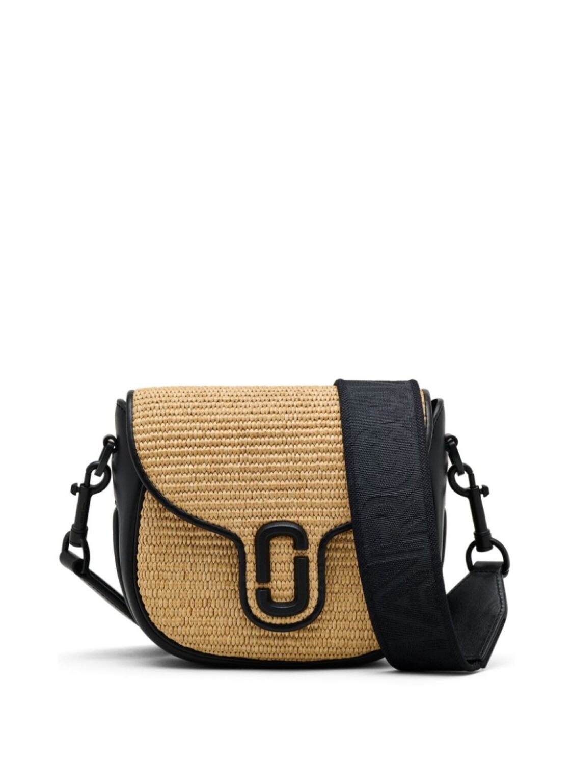 

Marc Jacobs сумка The Small Woven J Marc Saddle, нейтральный