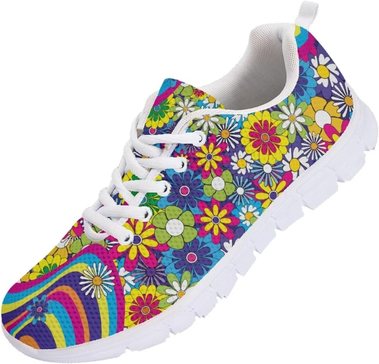 

Мужские кроссовки Funnydude Funny Print, легкие и дышащие, для бега, осенние повседневные туфли для путешествий, Cartoon Floral