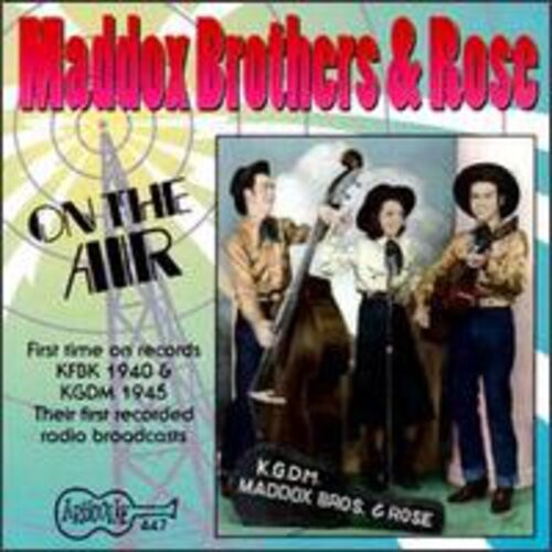 

CD диск Maddox Brothers / Maddox, Rose: On the Air: 1940's