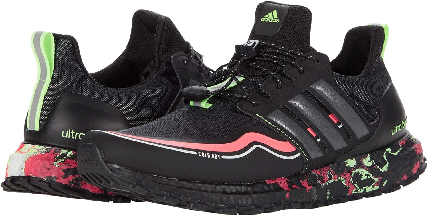 

Мужские кроссовки для бега Adidas Ultraboost Ultra Boost C.Rdy DNA - серые, черный/розовый