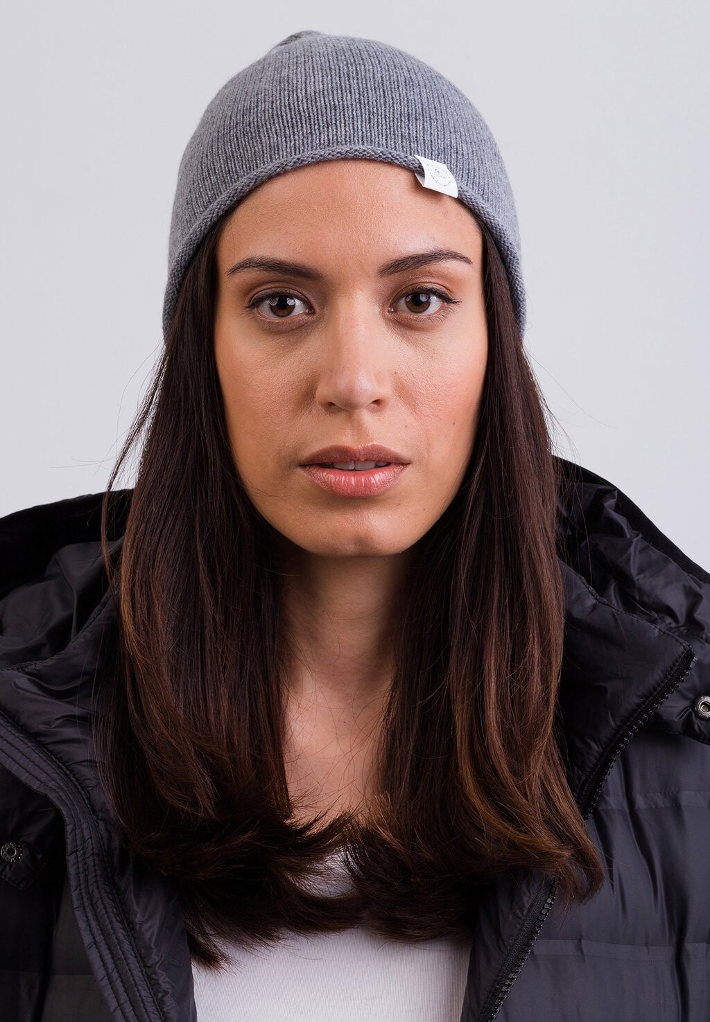 

Шапочка CASH-MERE, серая