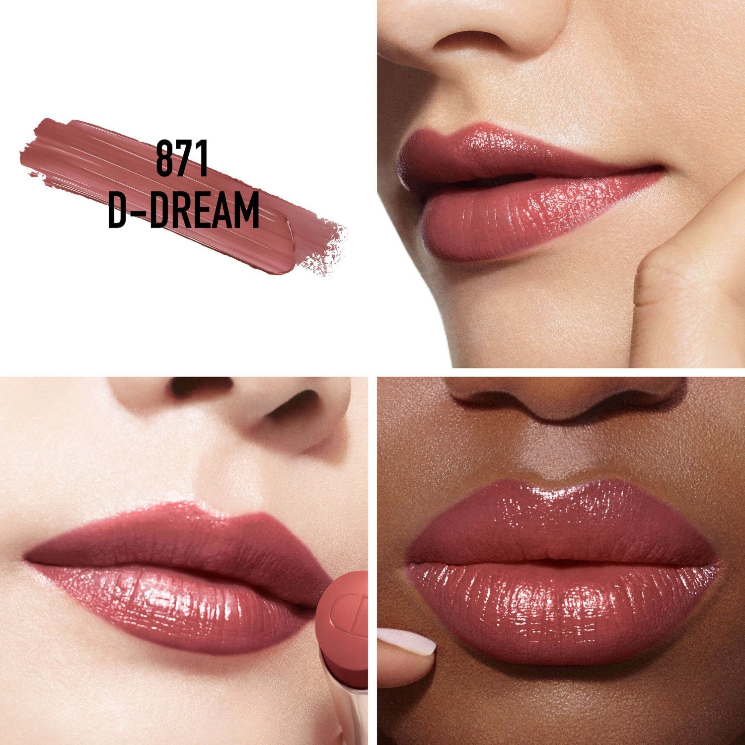Помада для губ dior addict refill Dior, d-dream, вес 3.2 гр. — фото 3