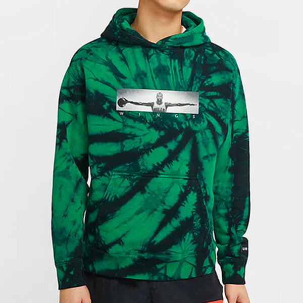 Толстовка Air Jordan x All-star Weekend Artist MENS Print Green, зеленый — фото 3