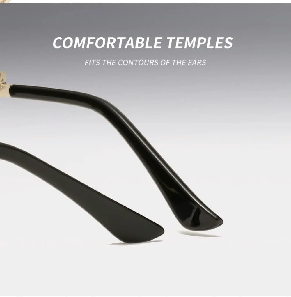 

MUTYNE Узкие мужские солнцезащитные очки, модные прямоугольные женские металлические, люксовые брендовые солнцезащитные очки, классические очки UV400, Black Red