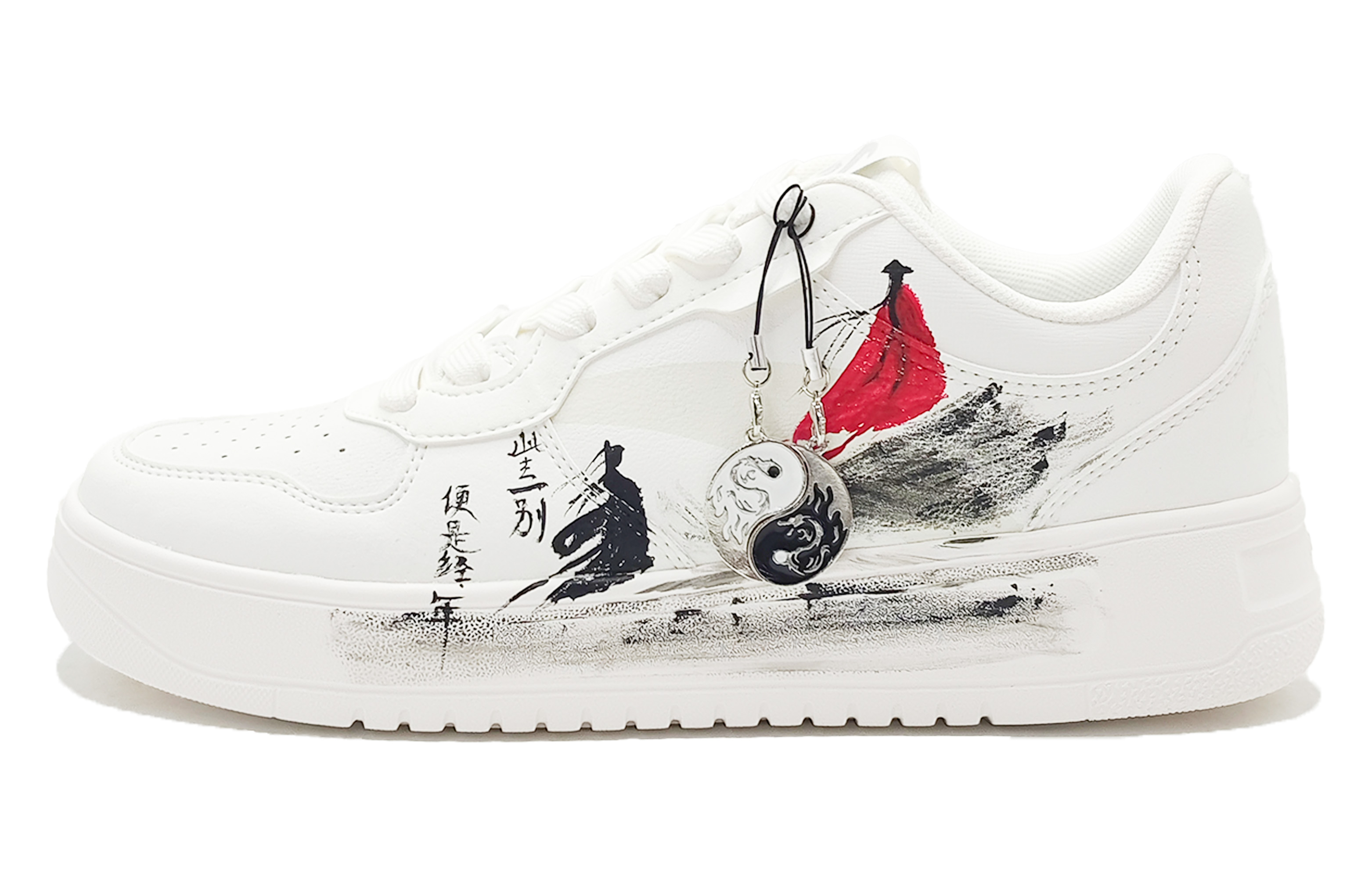 

ANTA Нескользящие, амортизирующие, износостойкие, низкие кроссовки для скейтбординга, мужские, белые, черные, красные