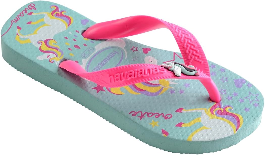 Вьетнамки Havaianas Unisex-Child Slim Pets, синий/розовый — фото 4