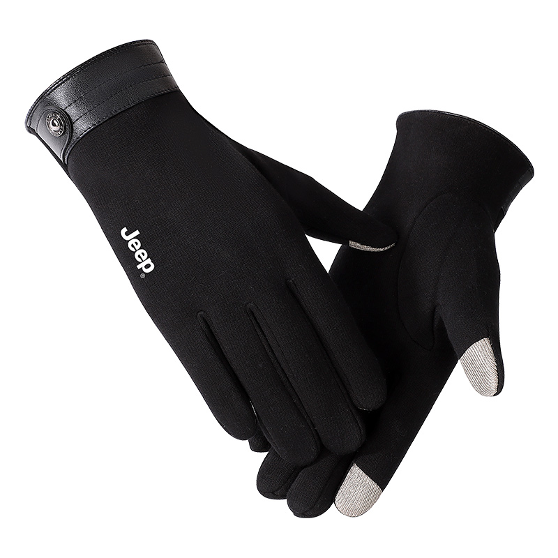 

Теплые утепленные перчатки мужские Jeep, черный