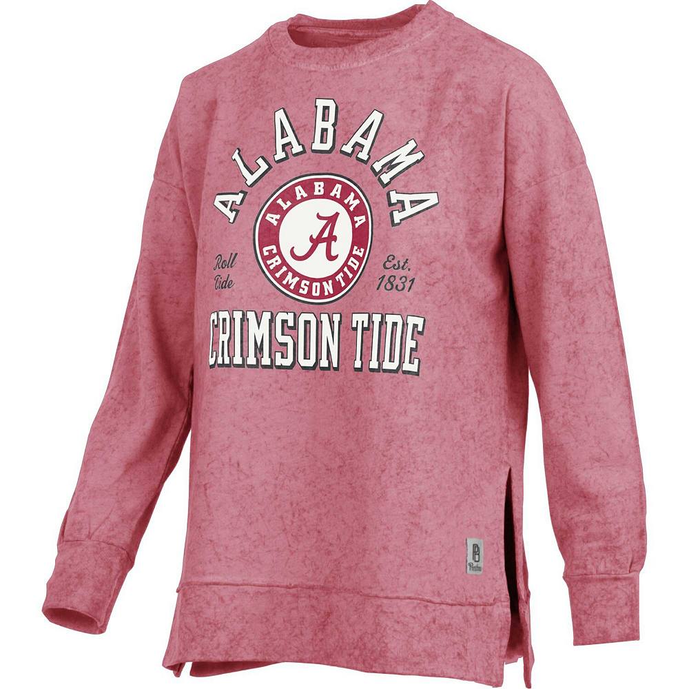 

Женский пуловер Pressbox Crimson Alabama Crimson Tide Sun Washed Bishop, цвет Ala Red