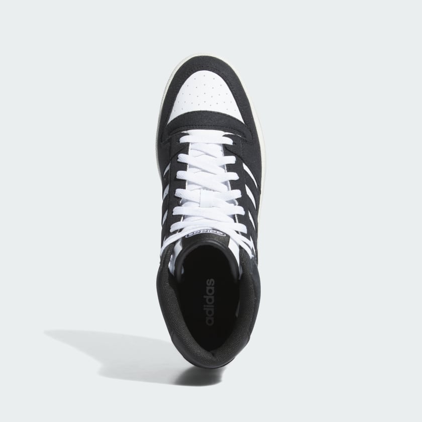 Мужские кроссовки Adidas Break Start Mid, черный цвет/черный цвет/белый цвет — фото 2