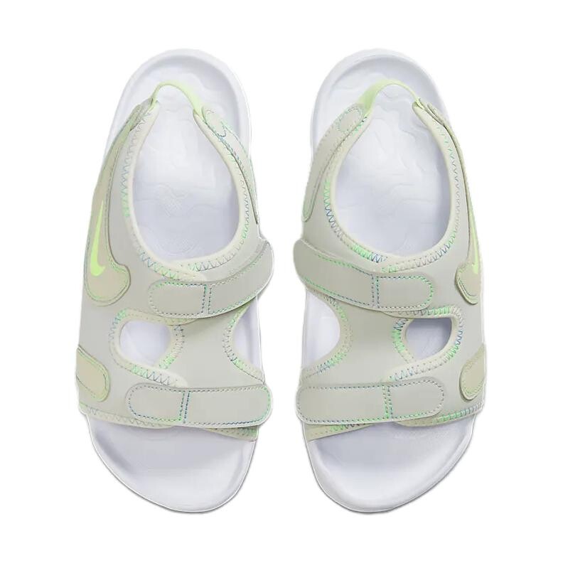 Детские сандалии Nike Sunray Adjust 7 Kids, Photon Grey / Phantom Grey White / White / Vapor Green — фото 4