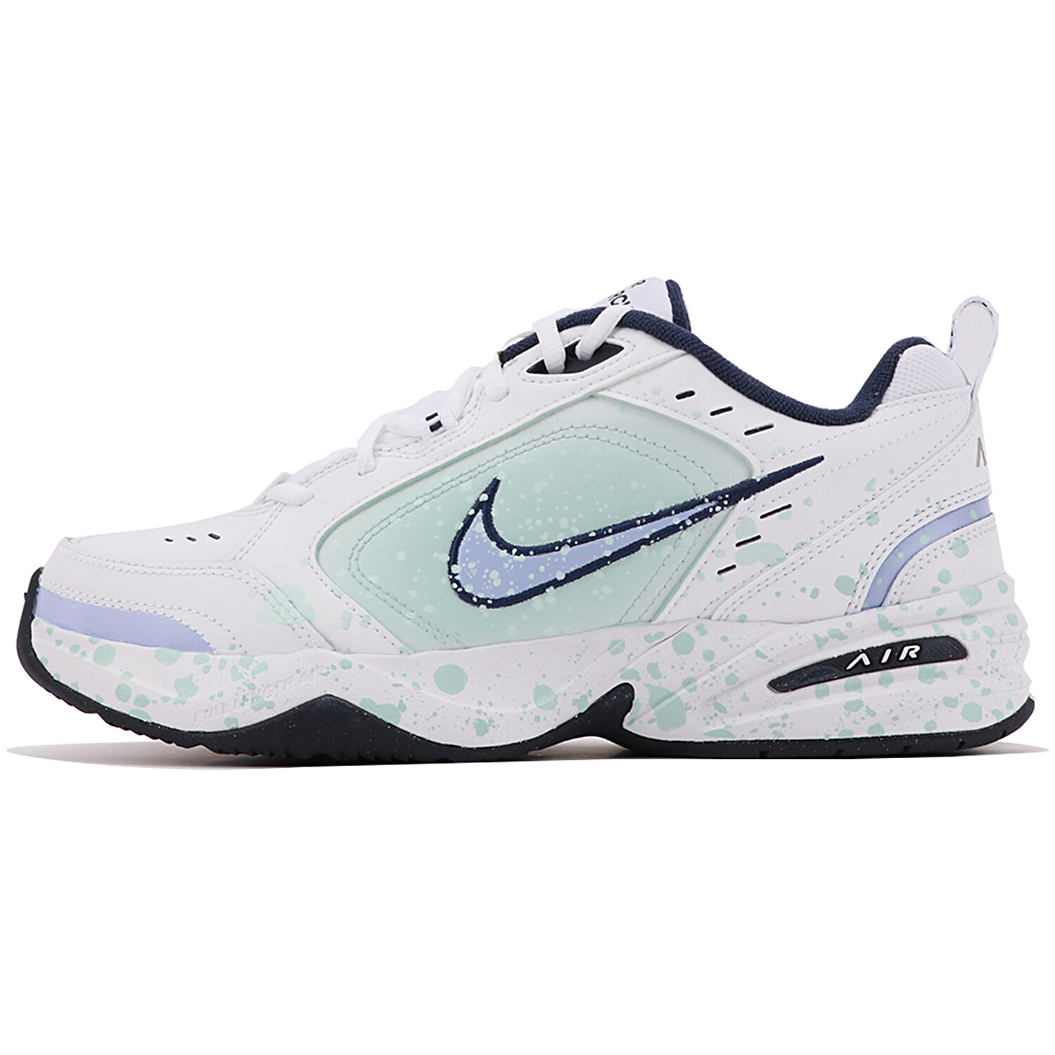 

Кроссовки Nike Air Monarch 4 Chunky Sneakers Unisex Low-top Green/White, зеленый