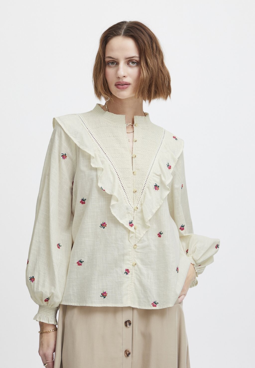 

Рубашка Atelier Rêve, цветочная вышивка так