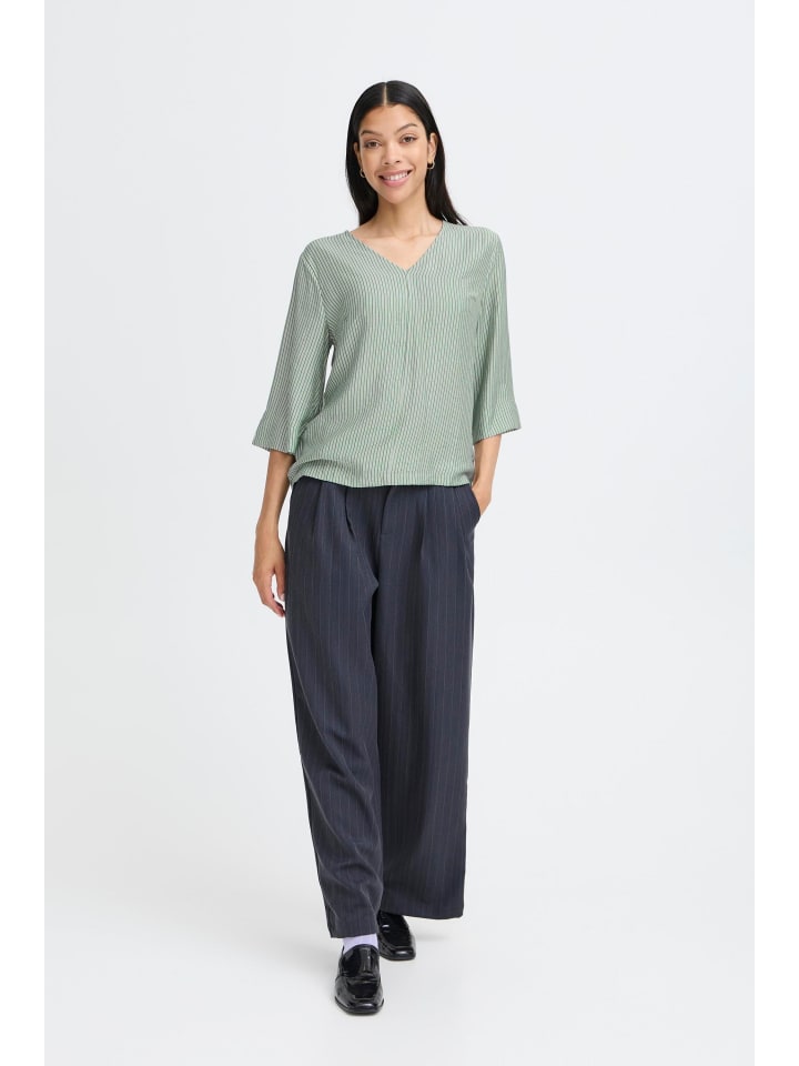 

B. young Рубашка с длинными рукавами BMMFIE в цвете Aqua Grey Mix