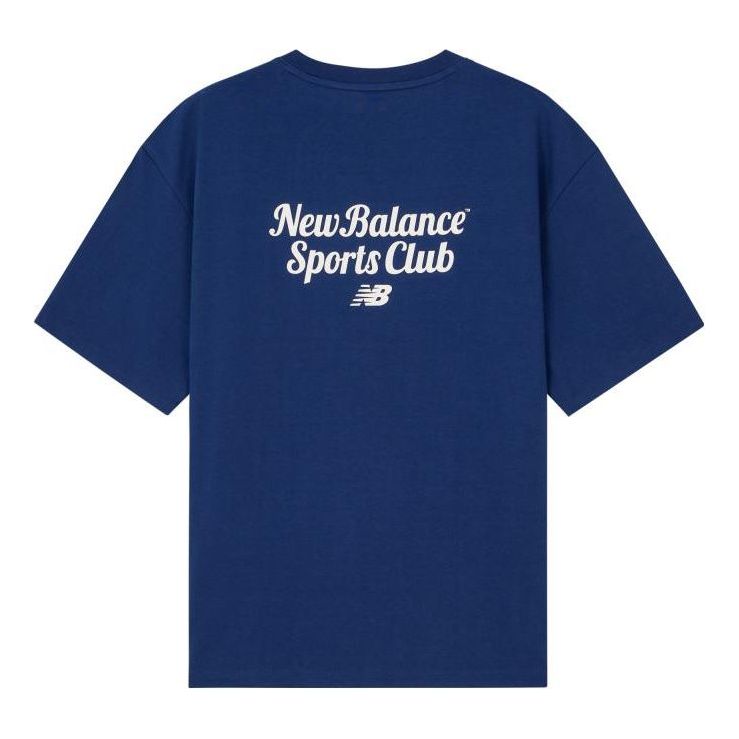 

Футболка New Balance Sport Club Tee 'Blue White', синий