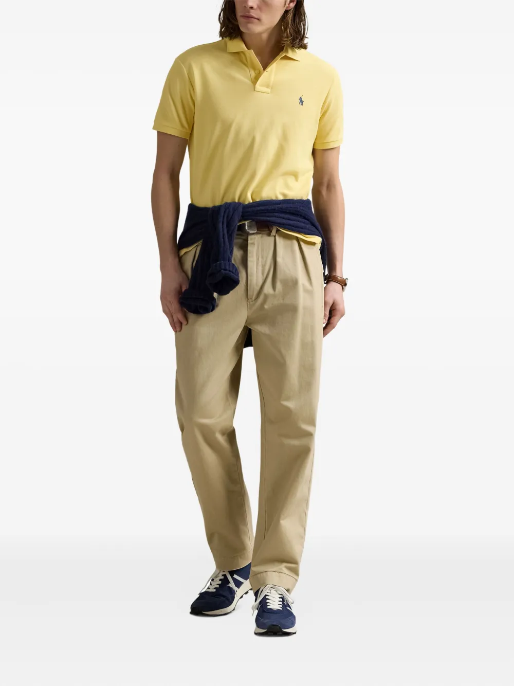 Рубашка-поло с коротким рукавом POLO RALPH LAUREN, желтый — фото 2
