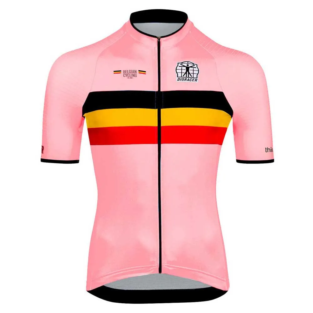 

Джерси Bioracer Icon Official Belgian Cycling short sleeve, розовый
