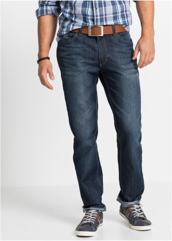 Прямые джинсы обычного кроя John Baner Jeanswear, синий — фото 3