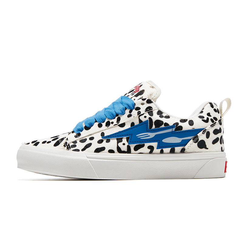 

TINMUU Низкие кеды для скейтбординга унисекс - леопардовый принт синий, цвет Leopard Print Blue