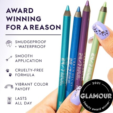 Водостойкая подводка для глаз 24/7 Glide-On Eye Pencil цвета Rockstar, Urban Decay — фото 3