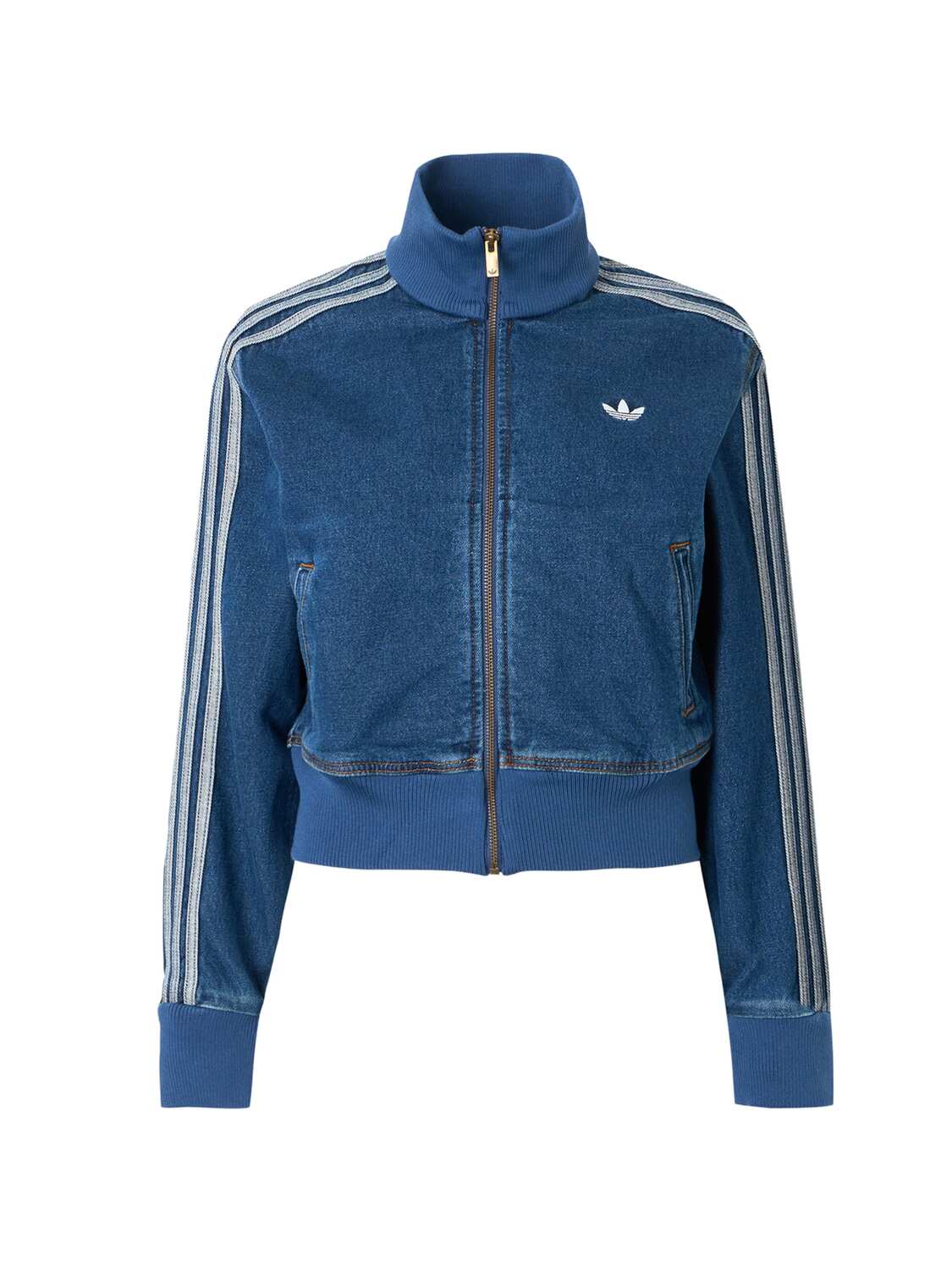 

Adidas Originals Куртка межсезонная 'Firebird' в синем дениме, пастельно-голубая