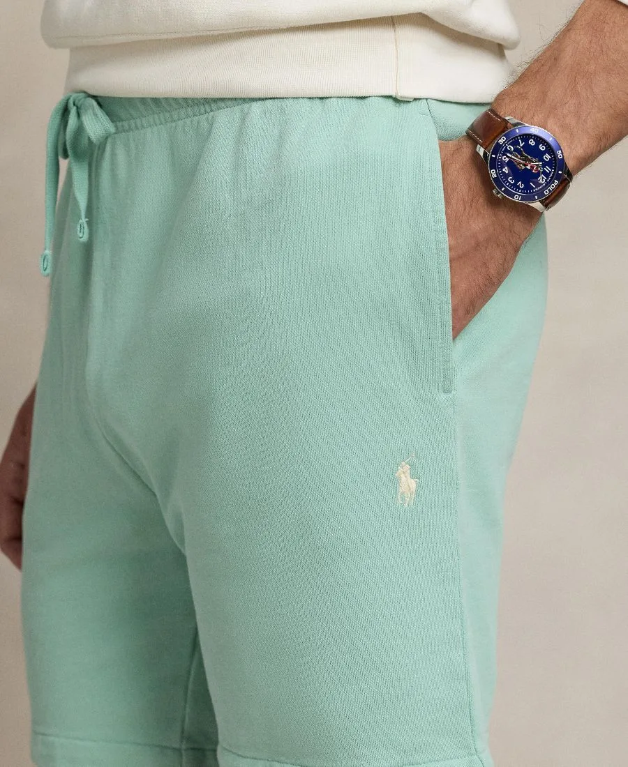 Мужские флисовые шорты больших размеров с петлевой структурой Polo Ralph Lauren, Celadon — фото 3