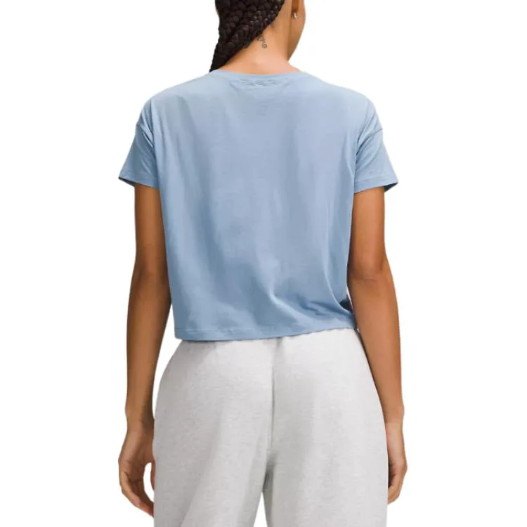 

Футболка женская с рукавом дроп-шелдер Lululemon, черный