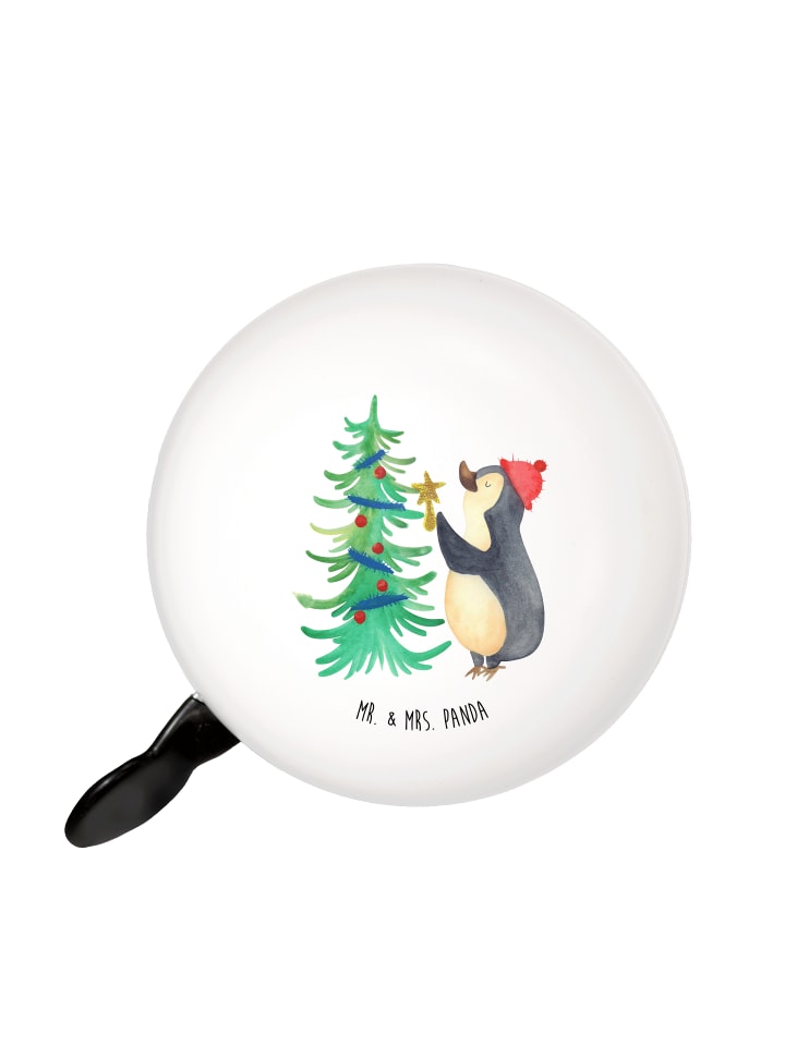 

Mr. & Mrs. Panda Велосипедный звонок, пингвин, рождественская елка без слов в белом