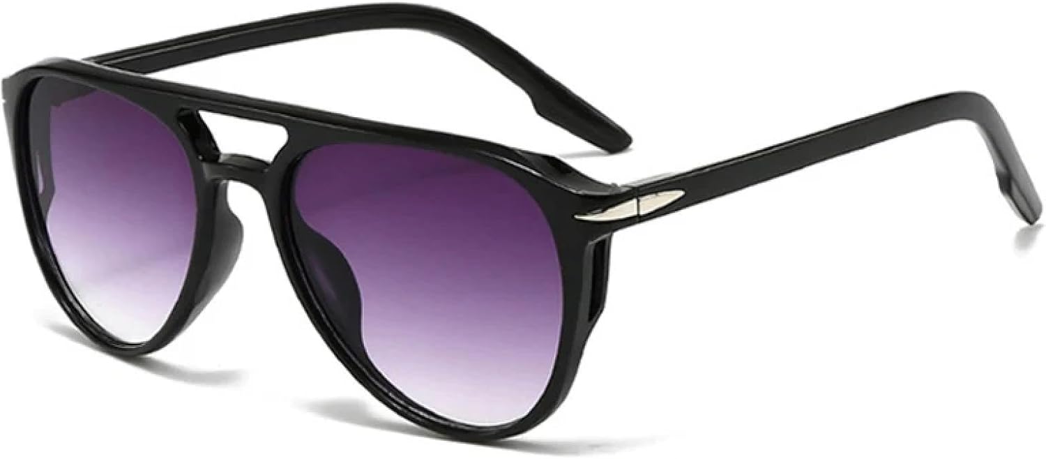 

Модные женские солнцезащитные очки класса люкс в стиле ретро с заклепками, мужские очки с защитой от УФ-излучения UV400, оттенки чайного зеленого HHZZYVY, Black Gray Gradient