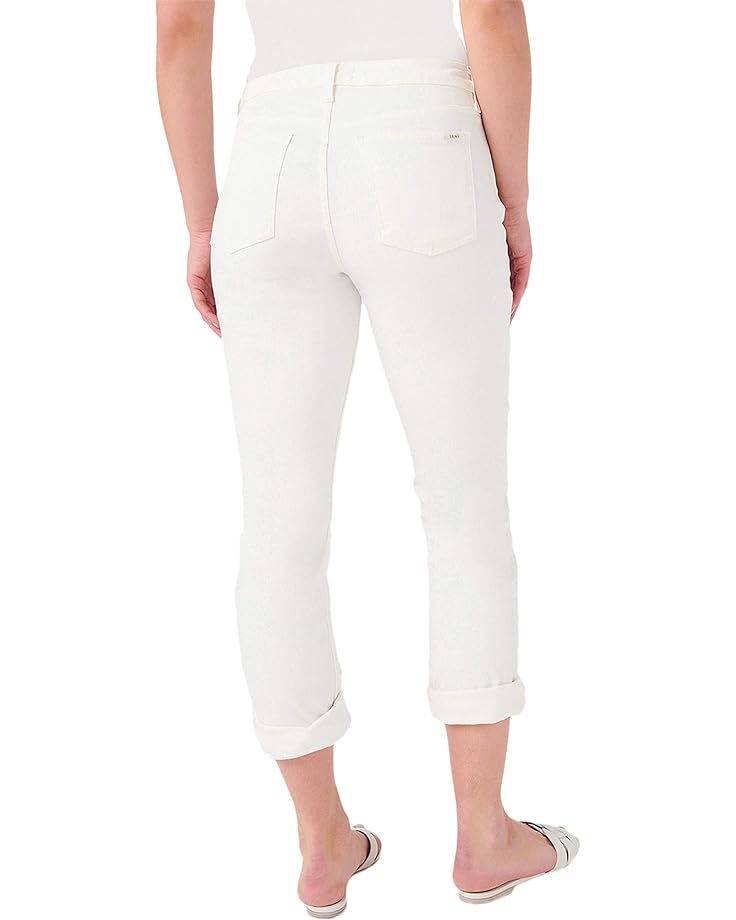 

Джинсы JEN7 Straight Crop & Roll Jeans, белый