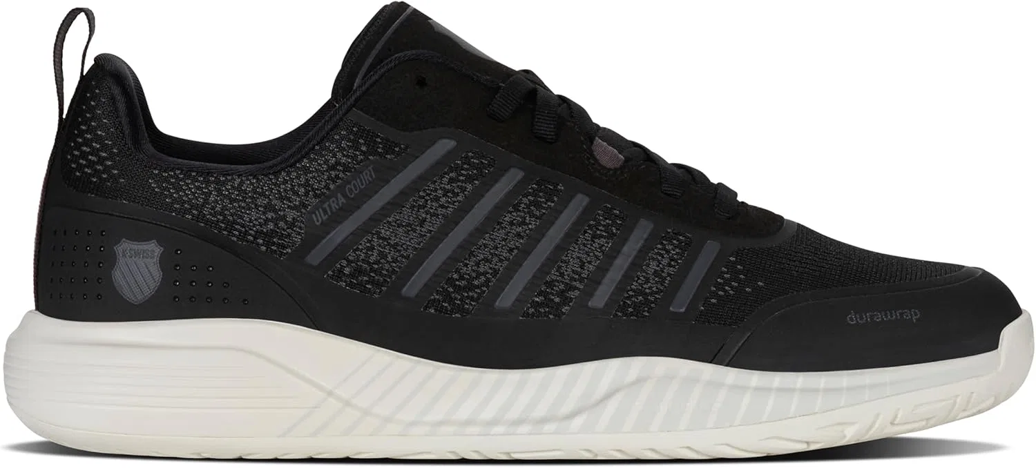 Кроссовки для пиклбола K-Swiss, Black/Snow White/Asphalt