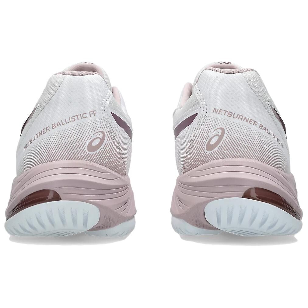 Кроссовки Asics Netburner Ballistic FF 3 Training Shoes Women's Low-top White/Pink, розовый — фото 4
