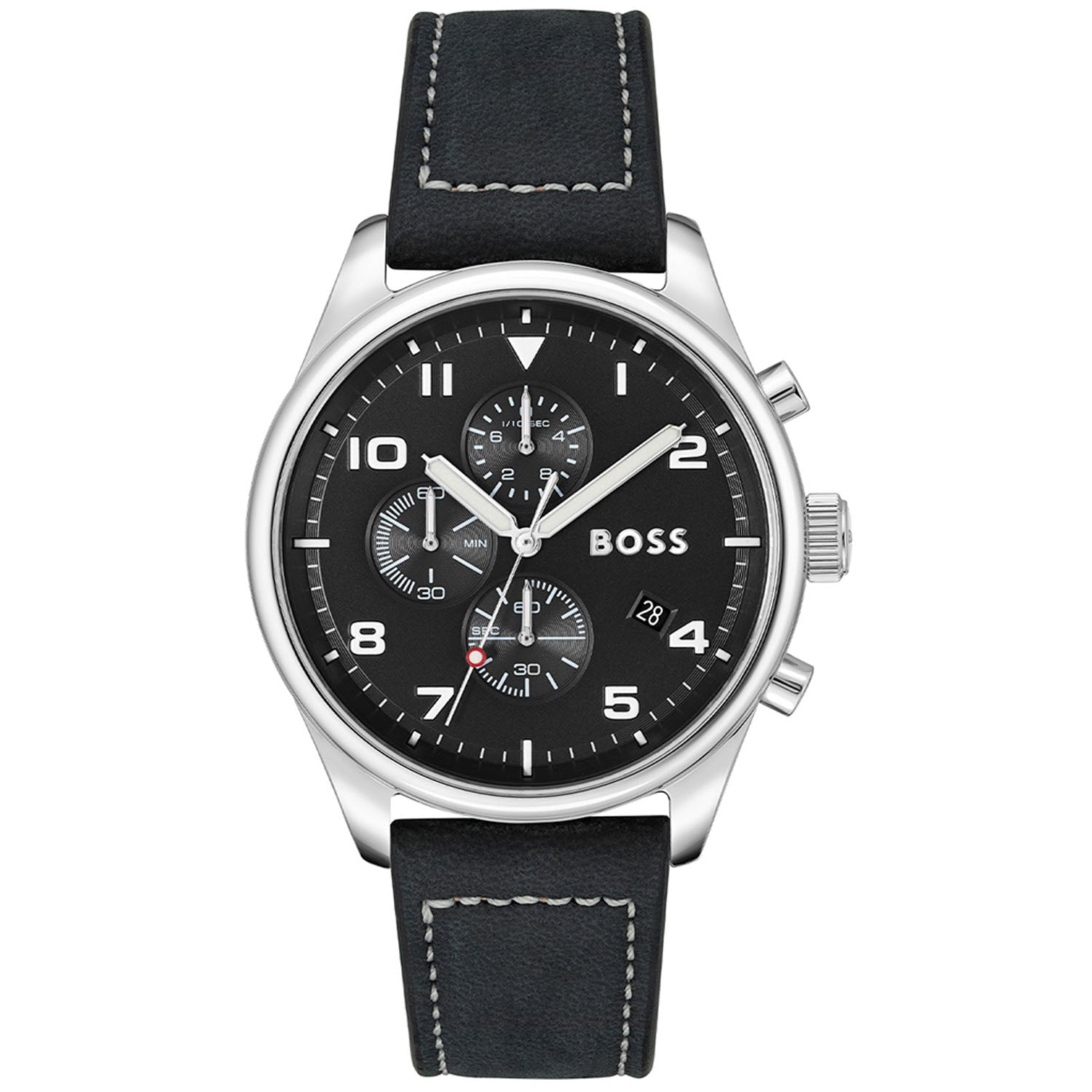 

Мужские часы Hugo Boss View с черным циферблатом
