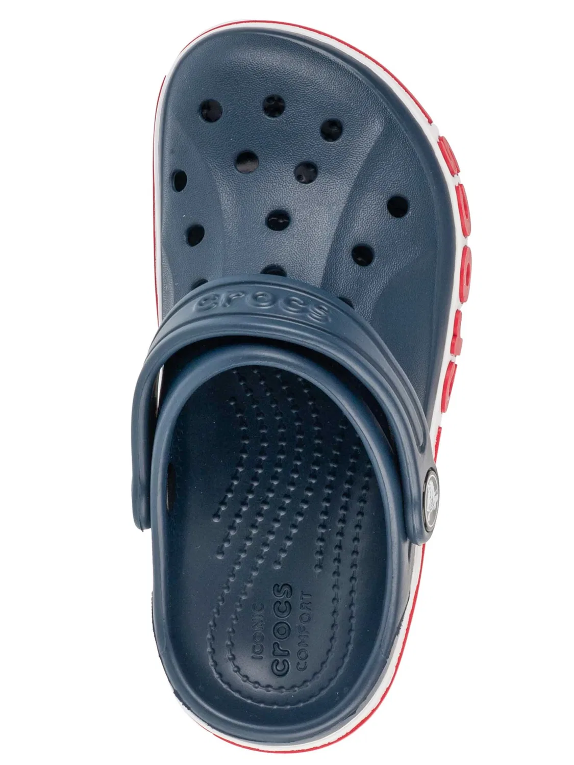 Сандалии Crocs Bayaband Kids Clog темно-синего цвета — фото 4