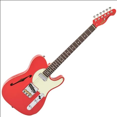 

Электрогитара NEW!! Vintage V72 Semi-Hollow ~ Firenza Red