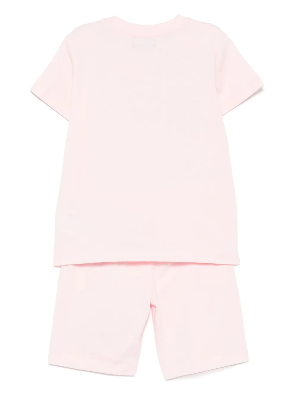 Комплект из топа и шортов с принтом Teddy Bear Moschino Kids, розовый — фото 2