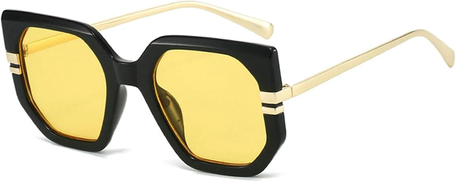 

Willochra Модные солнцезащитные очки «кошачий глаз» для женщин, ретро-квадратные солнцезащитные очки, модные градиентные линзы, защита от УФ-излучения, C3