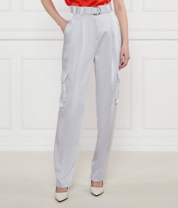 

Брюки-карго Liu Jo Relaxed Fit, серебряный