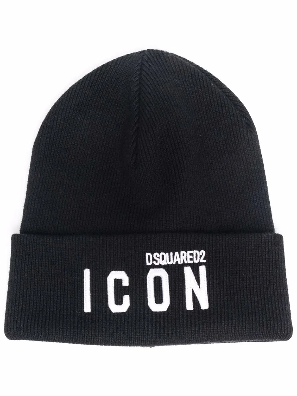 

Шапка бини с логотипом Icon DSQUARED2, черный